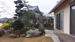 立派な和風庭園　