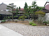 和風庭園  植木を再利用